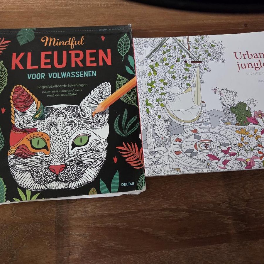 Kleurboeken van Chantal: Mindful Kleuren en Urban Jungle