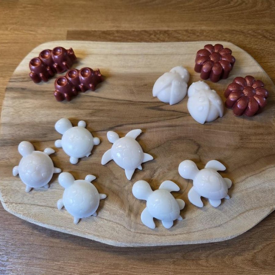 Handgemaakte schildpad-zeepjes van Crea by Chantal
